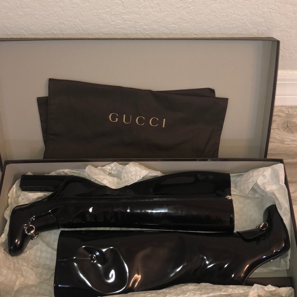 NWOT authentic GUCCI Lillian Horsebit boots - Picture 4 of 11